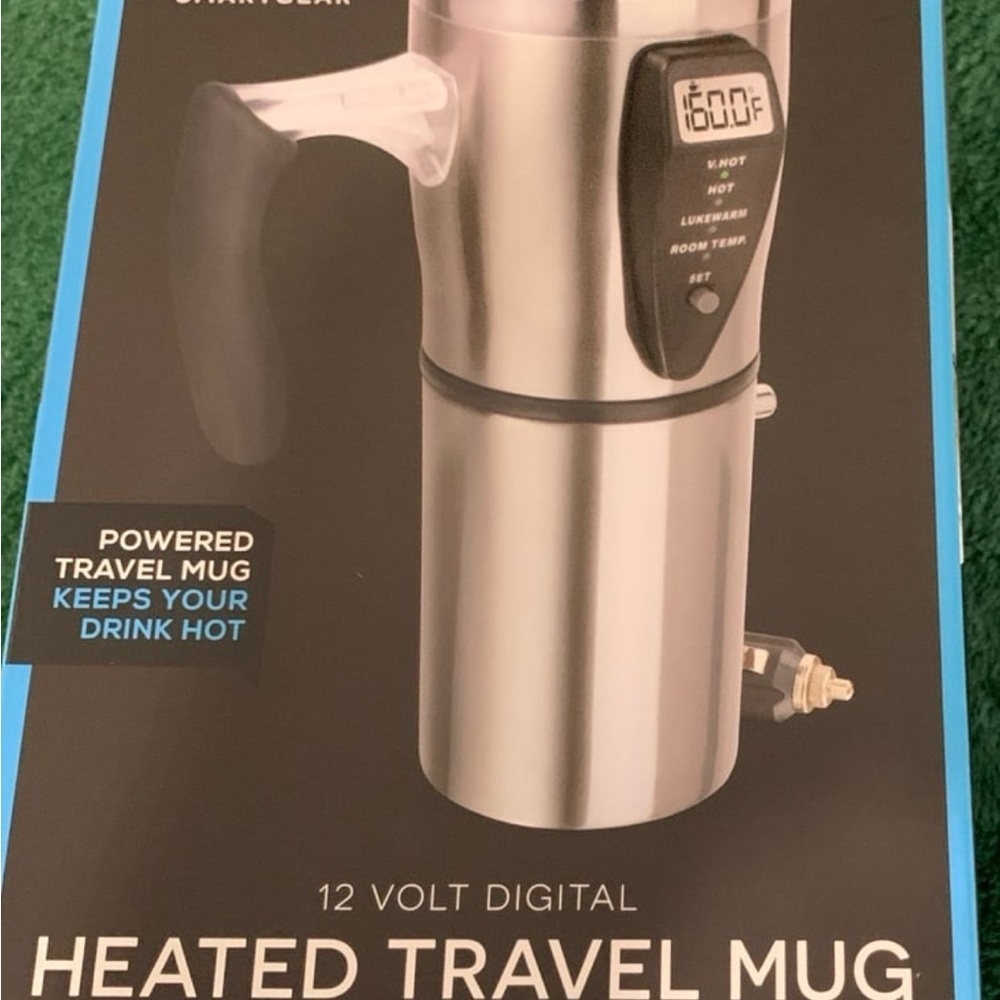Silver Heated Travel Mug